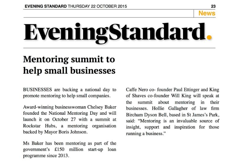 Evening Standard - Mentoring Summit - 2015