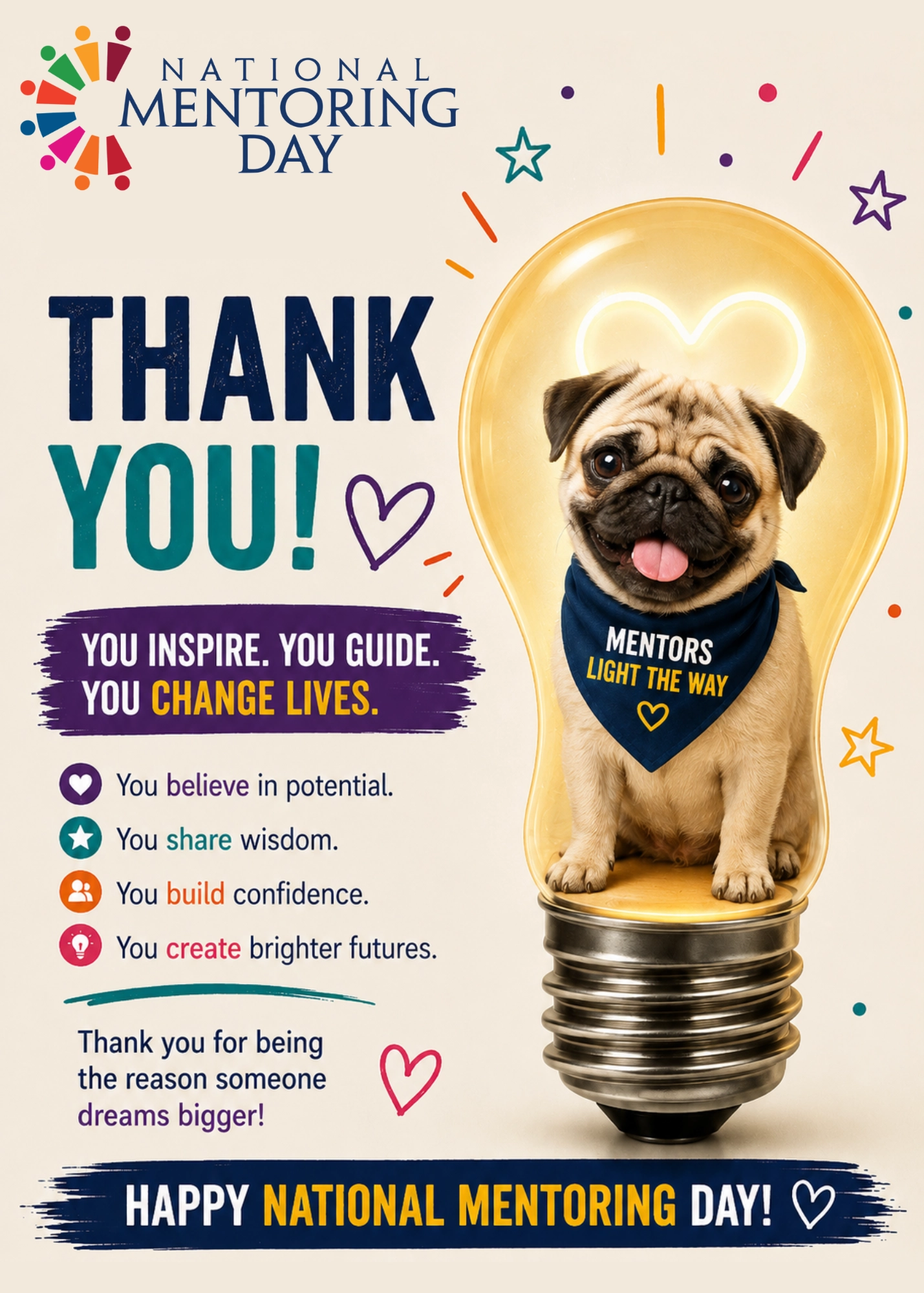 Click Here to View Thank You Mentor Card 13 Full Size