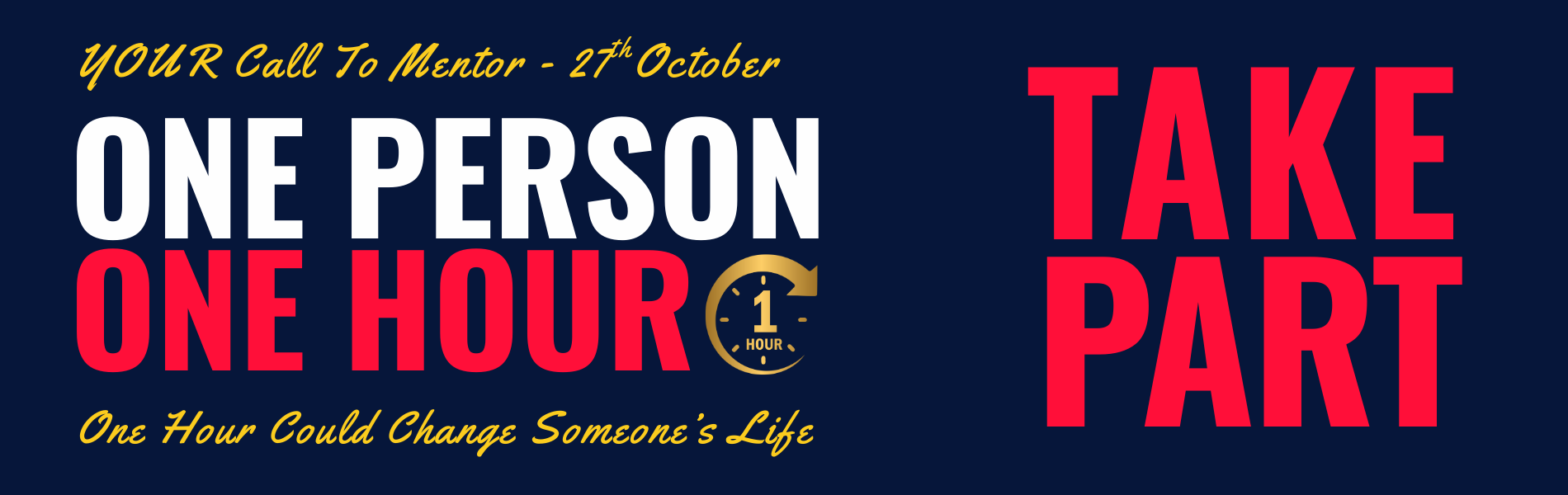 One Person - One Hour Campaign